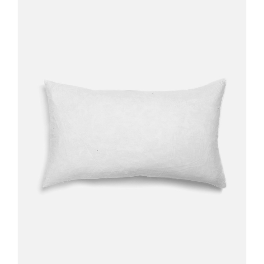 Pottery Barn 200 Thread Count Down Feather Lumbar Pillow Insert 16" x 26" #B9015